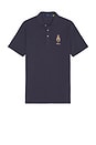 view 1 of 5 Short Sleeve Novelty Bear Polo in Faded Blue