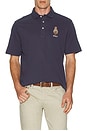 view 4 of 5 Short Sleeve Novelty Bear Polo in Faded Blue