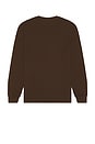 view 2 of 5 Long Sleeve Crewneck T-Shirt in Nutmeg Brown
