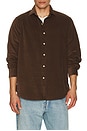 view 1 of 5 Corduroy Sport Shirt in Chocolate Mousse