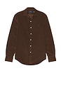 view 4 of 5 Corduroy Sport Shirt in Chocolate Mousse