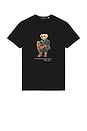 view 4 of 4 Short Sleeve Graphic Polo Bear T-Shirt in Black