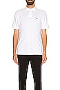 view 3 of 3 Classic Fit Mesh Polo in White