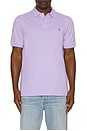 view 1 of 5 Short Sleeve Mesh Polo in Sky Lavender