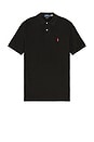 view 4 of 5 Classic Fit Mesh Polo in Black