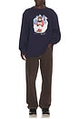 view 3 of 5 Winter Olympics Long Sleeve T-Shirt in Refined Navy