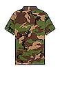 view 2 of 3 Printed Mesh Polo in Surplus Camo