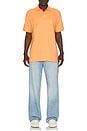 view 3 of 5 Short Sleeve Mesh Polo in Pompano Orange