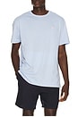 view 1 of 5 Short Sleeve Crewneck T-Shirt in Pebble Blue