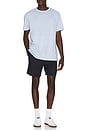 view 3 of 5 Short Sleeve Crewneck T-Shirt in Pebble Blue
