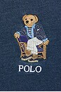 view 5 of 5 Short Sleeve Jersey Knit Novelty Newport Bear T-Shirt in Dark Indigo