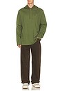 view 3 of 5 Long Sleeve Hooded T-shirt in Supply Olive