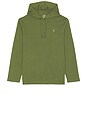 view 4 of 5 Long Sleeve Hooded T-shirt in Supply Olive
