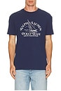 view 1 of 4 Sailing Polo Team Print T-Shirt in Dark Cobalt