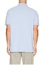 view 2 of 5 Short Sleeve Stretch Mesh Polo in Pebble Blue