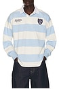 view 1 of 6 Wimbledon Polo in Office Blue & Deckwash White