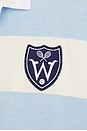 view 6 of 6 Wimbledon Polo in Office Blue & Deckwash White