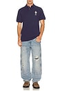 view 3 of 5 Novelty Denim Bear Polo in Freshwater