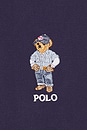 view 5 of 5 Novelty Denim Bear Polo in Freshwater
