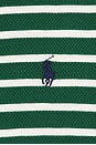 view 6 of 5 Jacquard Textured Striped Polo in New Forest & Nevis