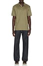 view 3 of 5 Soft Touch Polo in Light Green Heather