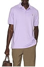 view 1 of 5 Soft Touch Polo Shirt in Powder Purple