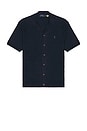 view 4 of 5 Short Sleeve Cardigan Sweater in Bright Navy