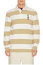 view 1 of 5 T-SHIRT in RL Khaki & Trophy Cream