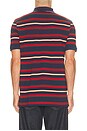 view 2 of 5 Short Sleeve Yarn-Dyed Mesh Polo in Newport Navy Multi