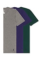 view 1 of 6 Classic Fit Cotton 3 Pack Undershirt in Charcoal Heather, Moss Agate, & Fall Royal