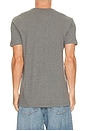 view 4 of 6 Classic Fit Cotton 3 Pack Undershirt in Charcoal Heather, Moss Agate, & Fall Royal