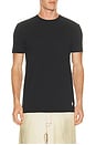 view 2 of 6 Classic Fit Cotton 3 Pack Undershirt in White, Andover Heather, & Polo Black
