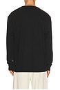 view 2 of 5 Soft Touch Long Sleeve T-Shirt in Polo Black