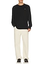 view 4 of 5 Soft Touch Long Sleeve T-Shirt in Polo Black