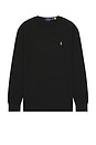 view 5 of 5 Soft Touch Long Sleeve T-Shirt in Polo Black