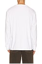 view 2 of 5 Soft Touch Long Sleeve T-Shirt in White