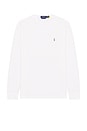 view 5 of 5 Soft Touch Long Sleeve T-Shirt in White