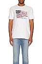 view 3 of 3 Americana Tee in White