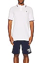 view 3 of 3 Tipped Mesh Classic Polo in White