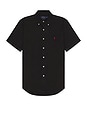 view 1 of 5 Oxford Short Sleeve Shirt in Polo Black