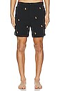 view 3 of 4 Stretch Swim Short in Polo Black