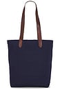 view 2 of 6 Canvas Bear Tote in Newport Navy