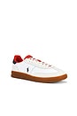 view 2 of 6 SNEAKERS BEDFORD in White, Spring Navy, & Bistro Red