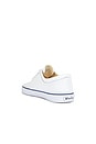 view 3 of 6 Faxon Solid Leather Low Top Sneaker in White