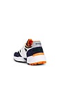 view 3 of 6 Jogger Sneaker in White, Navy, Forest, & Orange