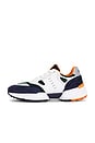 view 5 of 6 Jogger Sneaker in White, Navy, Forest, & Orange