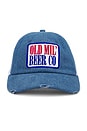 view 1 of 2 Old Mil' Beer Co Hat in Blue & White in Multi Colour