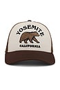 view 1 of 2 Yosemite California Hat in Brown & Dark Chocolate