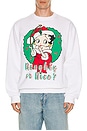 view 1 of 4 Betty Boop Naughty Sweatshirt in White