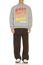 view 4 of 4 D.A.R.E. Logos Crew Sweatshirt in Heather Grey
